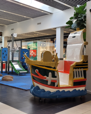 Sort piratskib vippedyr